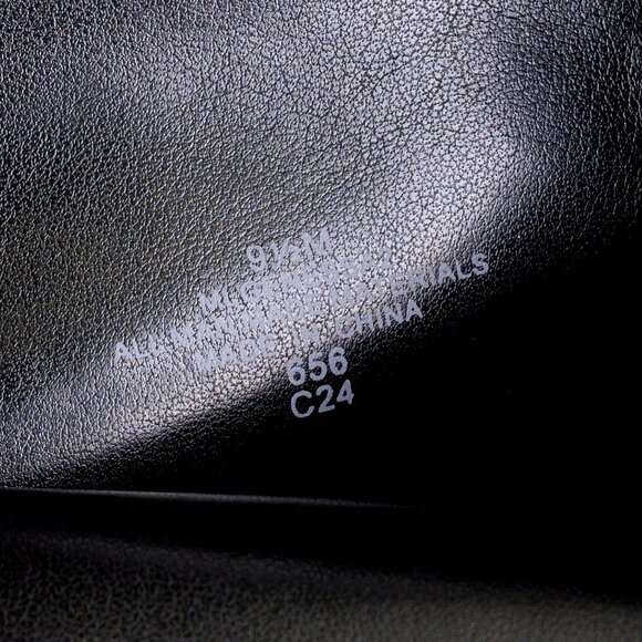 Nine West Women Gennes Black Vegan Leather Fashion Party Pointy OTK Boots sz 9.5 - Picture 8 of 11